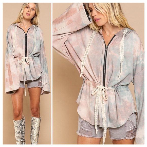 POL Ultimate Unicorn Tie Dye Hoodie - Picture 5 of 9